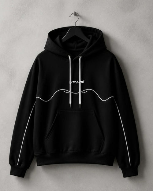 Hoodie Vague STRAVYE noir